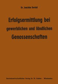 Produktbild: Erfolgsermittlung bei gewerblichen und l&auml;ndlichen Genossenschaften