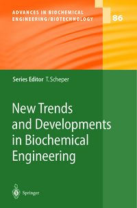 Produktbild: New Trends and Developments in Biochemical Engineering