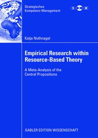 Produktbild: Empirical Research within Resource-Based Theory