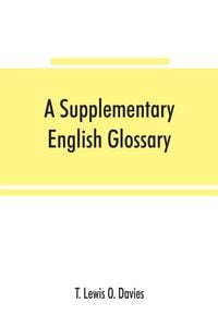 Produktbild: A supplementary English glossary