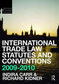 Produktbild: International Trade Law Statutes and Conventions