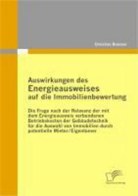 Produktbild: Auswirkungen des Energieausweises auf die Immobilienbewertung