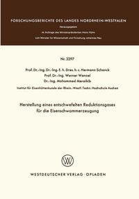 Produktbild: Herstellung eines entschwefelten Reduktionsgases f&uuml;r die Eisenschwammerzeugung