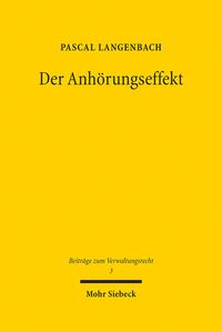 Produktbild: Der Anh&ouml;rungseffekt