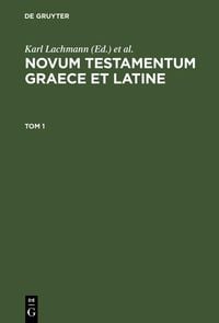 Produktbild: Novum Testamentum Graece et Latine. Tom 1