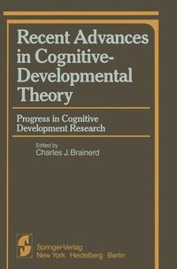 Produktbild: Recent Advances in Cognitive-Developmental Theory