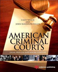 Produktbild: Welch, C: American Criminal Courts