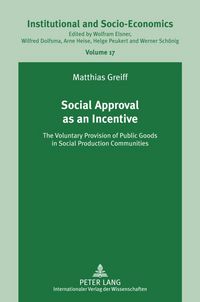 Produktbild: Social Approval as an Incentive