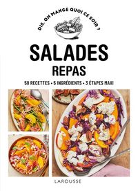 Produktbild: Salades repas : 50 recettes, 5 ingr&eacute;dients, 3 &eacute;tapes maxi