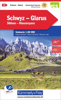 Produktbild: KuF Schweiz Radkarte 12 Schwyz - Glarus