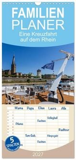Produktbild: Familienplaner 2027 - Eine Kreuzfahrt auf dem Rhein mit 5 Spalten (Wandkalender, 21 x 45 cm) CALVENDO