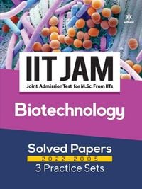 Produktbild: IIT JAM Biotechnology Solved Papers (2022-2005) and 3 Practice Sets