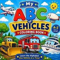 Produktbild: ABC Vehicles Coloring Book