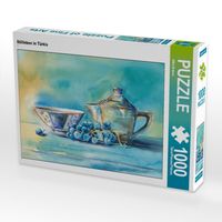Produktbild: CALVENDO Puzzle Stillleben in T&uuml;rkis | 1000 Teile Lege-Gr&ouml;&szlig;e 64x48cm Foto-Puzzle f&uuml;r gl&uuml;ckliche Stunden