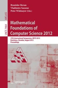 Produktbild: Mathematical Foundations of Computer Science 2012