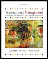 Produktbild: Transnational Management
