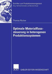 Produktbild: Optimale Materialflusssteuerung in heterogenen Produktionssystemen