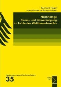 Produktbild: Nachhaltige Strom- und Gasversorgung im Lichte des Wettbewerbsrechts
