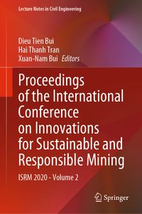 Produktbild: Proceedings of the International Conference on Innovations for Sustainable and Responsible Mining