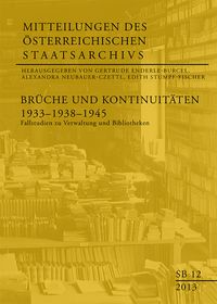 Brüche und Kontinuitäten 1933–1938–1945