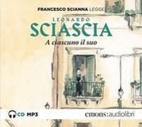 Produktbild: Sciascia, L: Ciascuno il suo letto da Francesco Scianna. Aud
