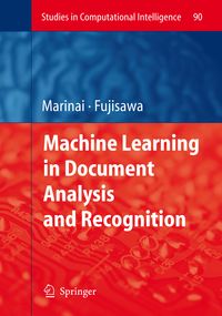 Produktbild: Machine Learning in Document Analysis and Recognition