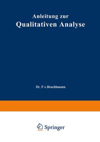 Produktbild: Anleitung zur Qualitativen Analyse