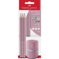 Produktbild: Faber-Castell Bleistiftset Grip 2001 rose shadows BK