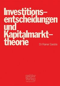 Produktbild: Investitionsentscheidungen und Kapitalmarkttheorie