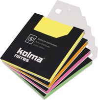 Produktbild: Haftnotizen 76x76mm farbig ass