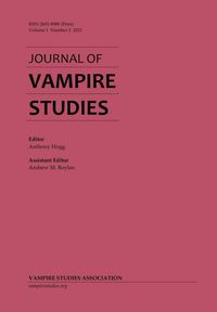 Produktbild: Journal of Vampire Studies