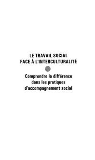 Produktbild: Le travail social face a l'interculturalite