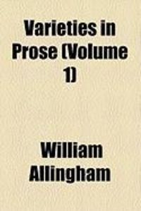 Produktbild: Varieties in Prose (Volume 1)