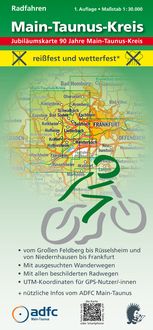 Produktbild: Radfahren - Main-Taunus-Kreis 1:30.000