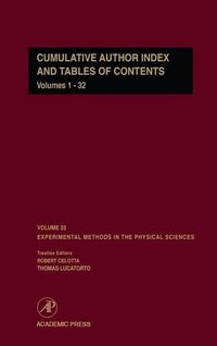 Produktbild: Cumulative Author Index & Tabl