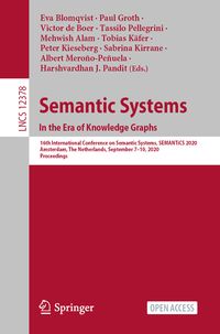 Produktbild: Semantic Systems. In the Era of Knowledge Graphs