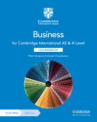Produktbild: Cambridge International as & a Level Business Coursebook with Digital Access (2 Years)