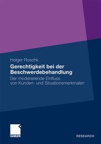 Produktbild: Gerechtigkeit bei der Beschwerdebehandlung