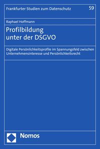 Produktbild: Profilbildung unter der DSGVO