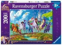 Produktbild: Kinderpuzzle 200 XXL Teile - Unicorn Academy - Die Magie der Unicorn Academy