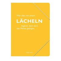 Bild vom Artikel Sammelmappe A4, "Wer alles mit einem Lächeln beginnt, dem wird das Meiste gelingen." (Dalai Lama) vom Autor 