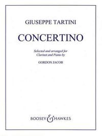 Produktbild: Concertino in F for Clarinet and Piano by Giuseppe Tartini Sheet Music with Piano Accompaniment and Separate Solo Clarinet Part Arranged by Gordon Jacob Classical Repertoire Edition