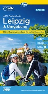 Produktbild: BVA ADFC Regionalkarte Leipzig und Umgebung 1:75.000