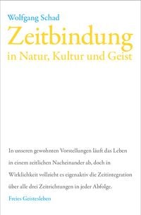 Produktbild: Zeitbindung in Natur, Kultur und Geist