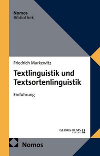 Produktbild: Textlinguistik und Textsortenlinguistik