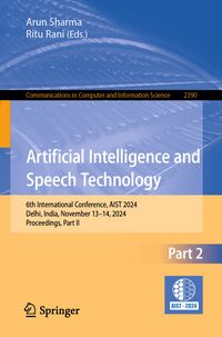 Produktbild: Artificial Intelligence and Speech Technology