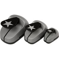 Produktbild: Creativ Company Stanzer-Set, Stern, Gr&ouml;&szlig;e 25+49+75 mm, 3 Stk
