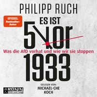 Produktbild: Es ist 5 vor 1933