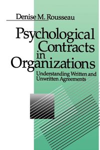 Produktbild: Psychological Contracts in Organizations