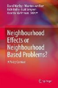 Produktbild: Neighbourhood Effects or Neighbourhood Based Problems?
